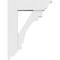 Ekena Millwork Standard Merced Architectural Grade PVC Bracket with Traditional Ends, 5"W x 18"D x 24"H BKTP05X18X24MRC01 - alternate 3